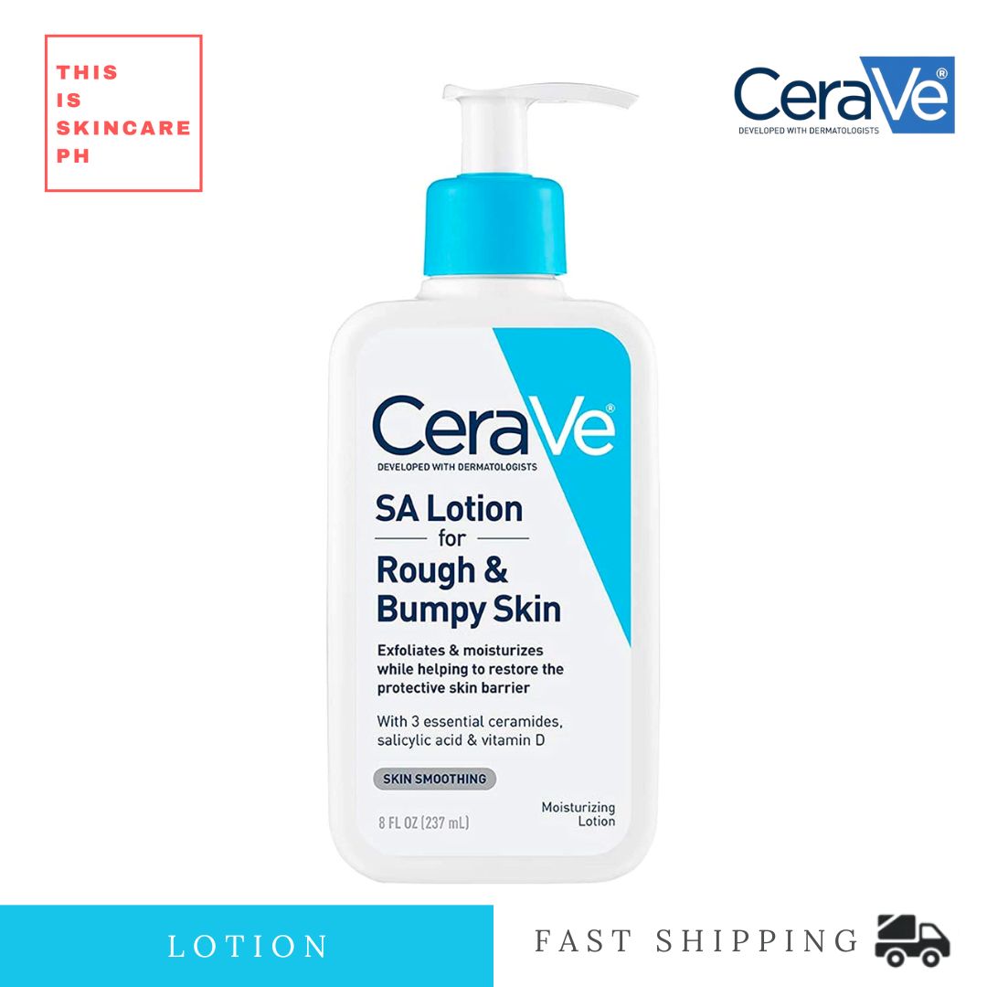 CeraVe SA Lotion for Rough & Bumpy Skin Vitamin D, Hyaluronic Acid