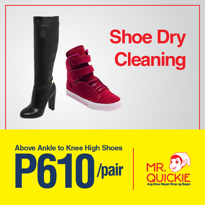 Shoe Dry Cleaning Above Ankle to Knee High Shoes Lazada PH