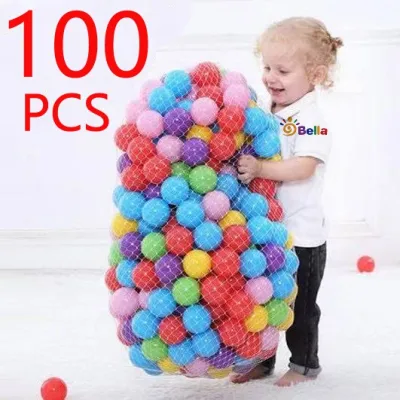 hot 100pcs stress ball toys for kids Colorful Baby Play Balls Soft Plastic Ocean Balls