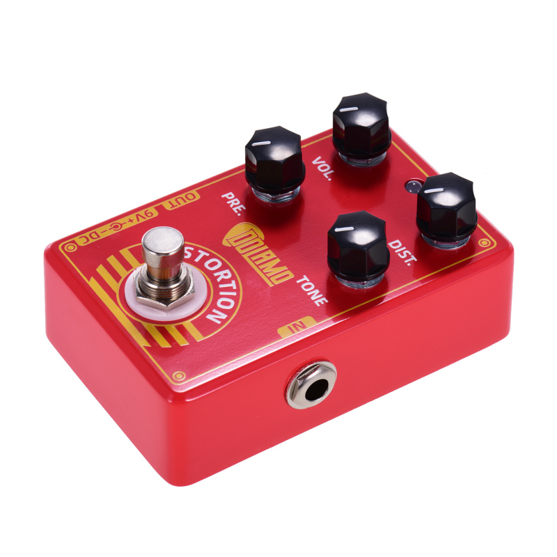 Dolamo D-9 Distortion Guitar Effect Pedal with Presence Distortion Volume Tone Controls and True Bypass Design for Electric Guitar
