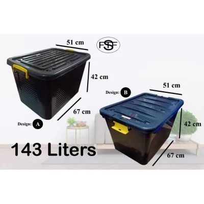 Storage box Super Big with caster wheels sizes 102 liters and 143 liters