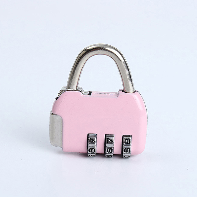 Cartoon Combination Lock Gym Mini Anti-theft Password Padlock
