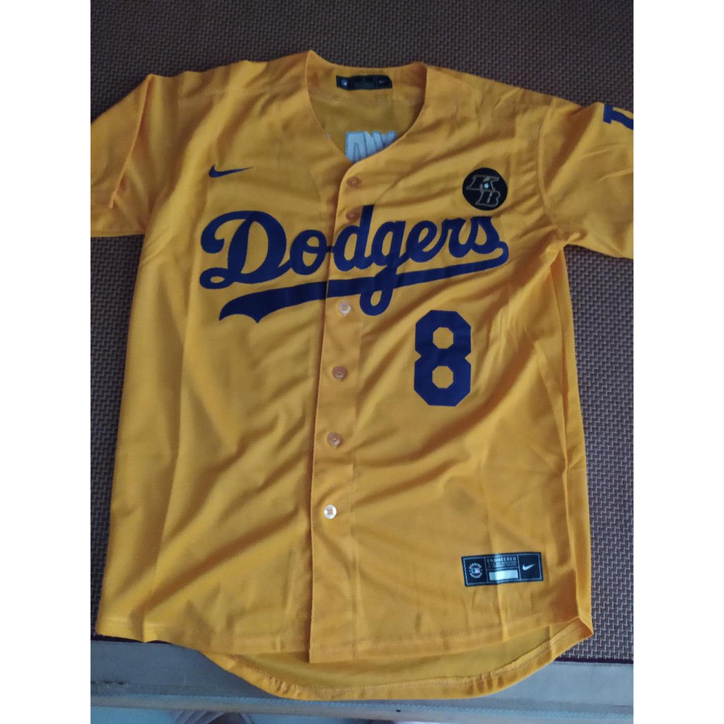 Kobe Bryant Purple & Gold Black Dodgers Jersey 8/24 – South Bay Jerseys
