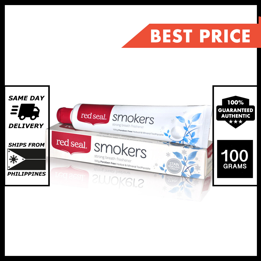 Red Seal Natural Smokers Whitening Toothpaste Strong Breath Freshener