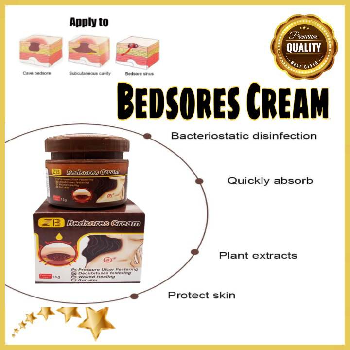 Bedsores Wound Healing Cream Inhibit Fungal Pressure Sores Treatment Pain  Festering Necrotic Dressing Repair Ulcer Ointment 20g - AliExpress