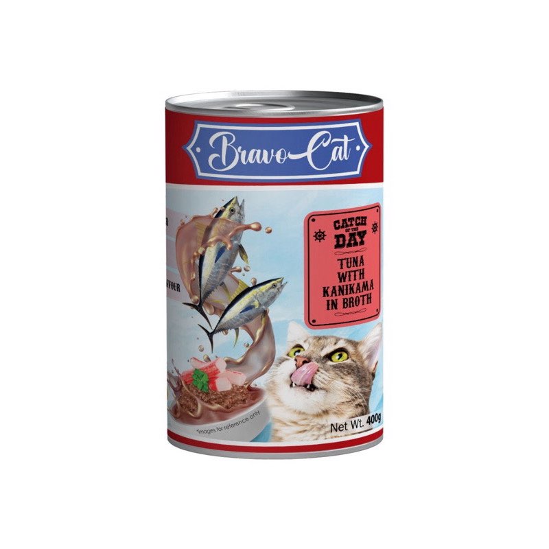Cat Feeding Bravo Wet Cat Food Bravo Wet Cat Food 400g Real Tuna
