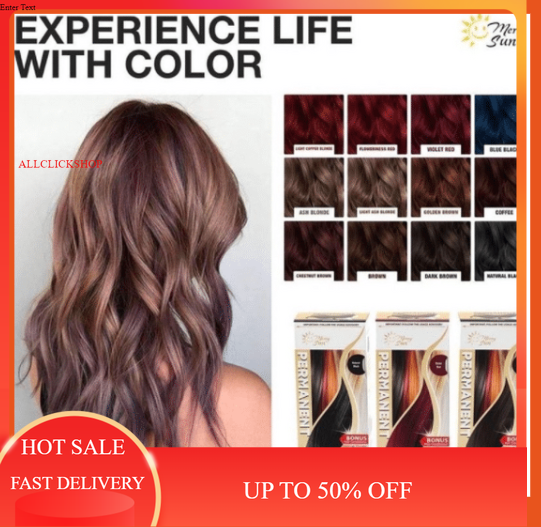 💯 ORIGINAL Hair Color Hair Color Permanent Original Color by Merry Sun ...