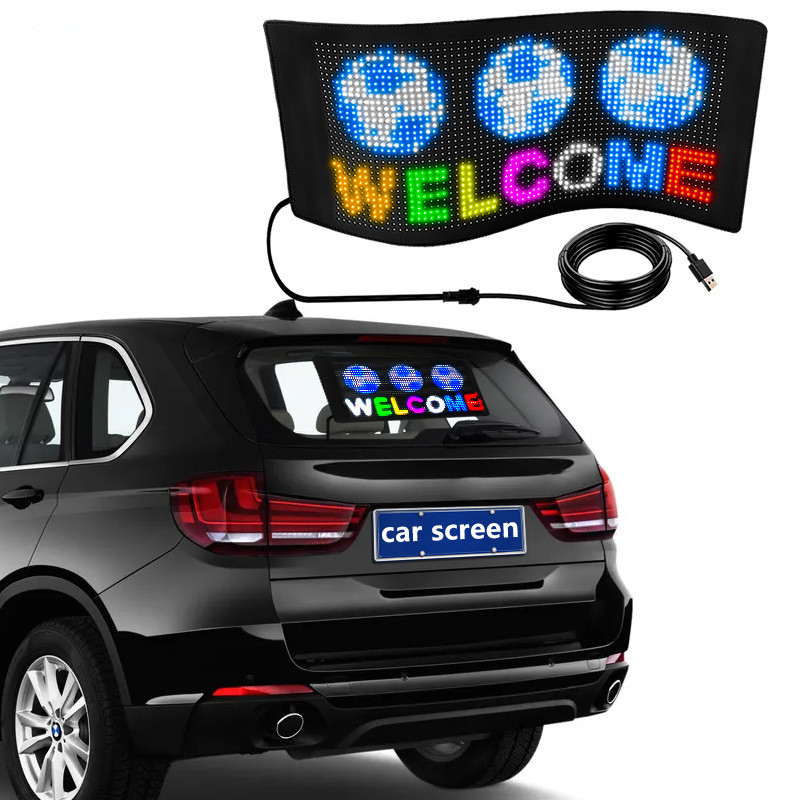 LED Matrix Pixel Panel Bluetooth APP USB 5V Flexible Addressable RGB ...