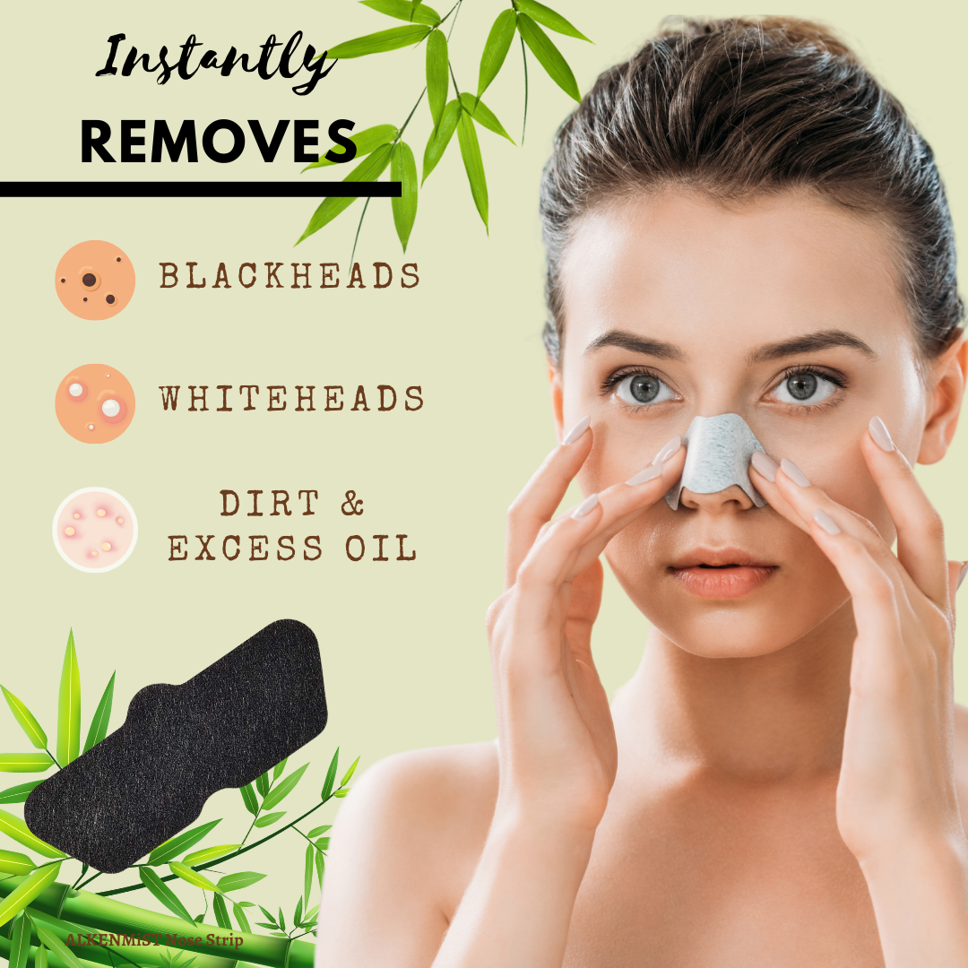 5pcs ALKENMìST Charcoal Pore Nose Strip Blackheads Removal Lazada PH