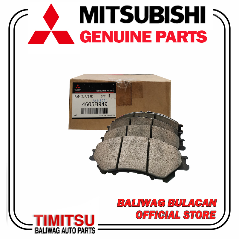 BRAKE PADS FRONT XPANDER / XPANDER CROSS 20182021 PN. 4605B949 MITSUBISHI GENUINE PARTS Lazada PH