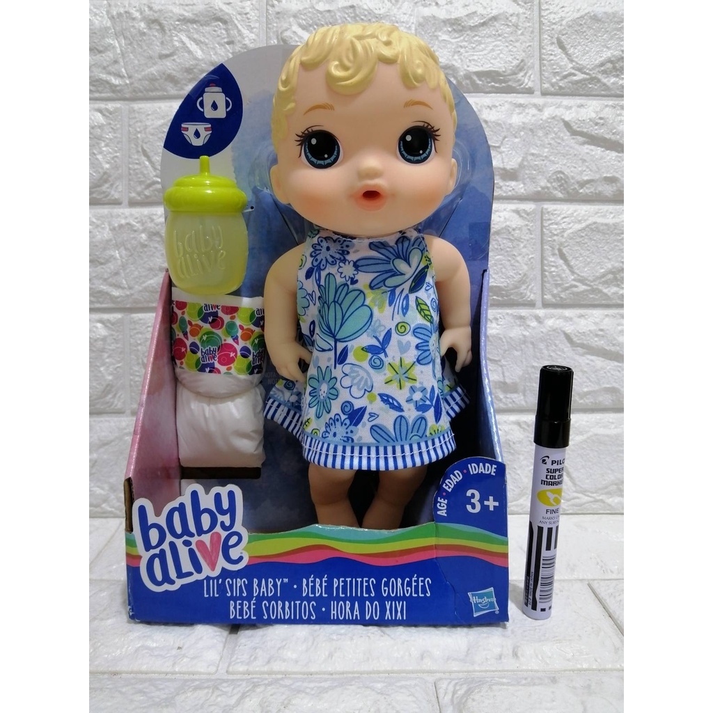 ♦ Baby Alive Sweet Spoonfuls Shoes Light Up Baby Doll Girl Hasbro