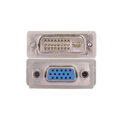CHUNCHEN 15 Pin VGA Female to 24+1 pin DVI-D Male Adapter Video Converter for PC Laptop
