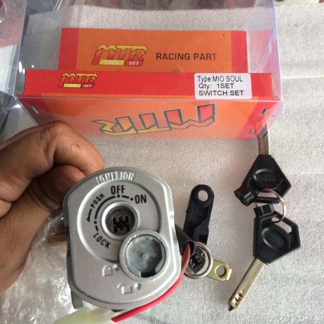 motorcycle Ignition key switch mio soul carb (Anti theft )Lod Lazada PH