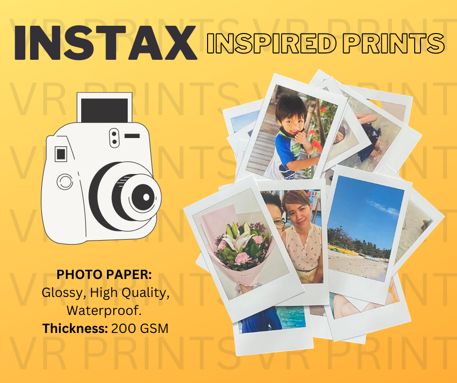 VR Prints Photo Printing Services Polaroid, Instax inspired prints in