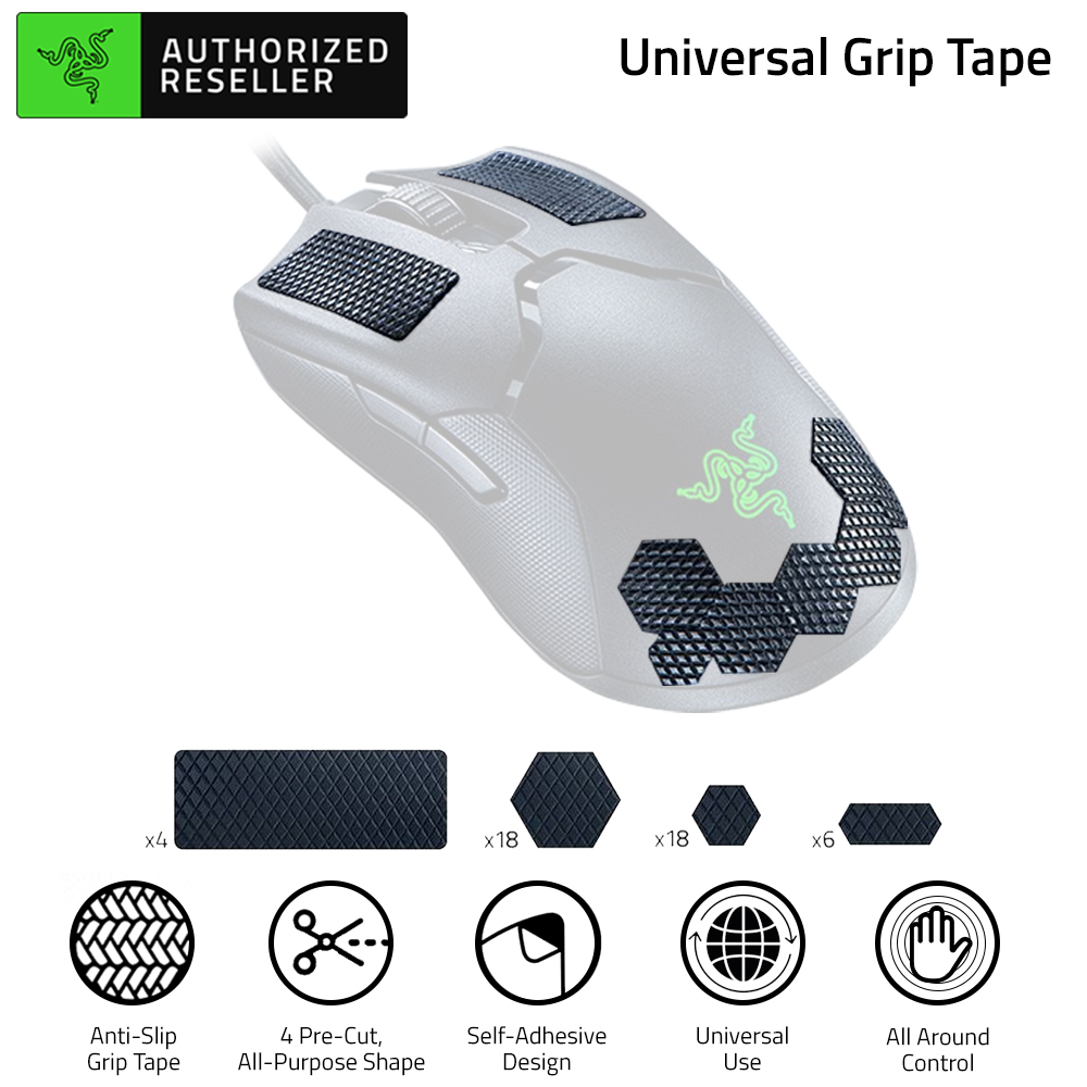 RAZER Universal Grip Tape PreCut Adhesive Tape for Gaming Peripherals