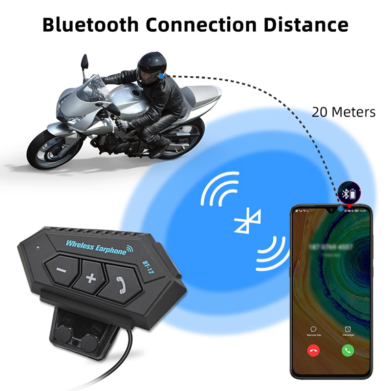 rechargeable bluetooth motorcycle speakers
