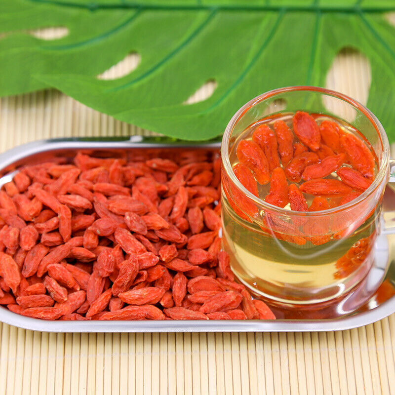 Chinese Tea New Dried NingXia Goji Berries Organic Wolfberry Gouqi Berry Herbal Chinese tea leaves products Loose leaf original Green Food organic