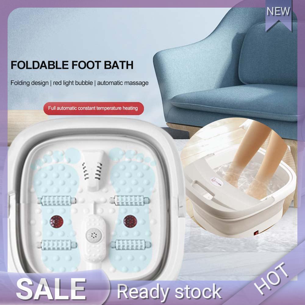Folding Electric Foot Bath Barrel Foot Massager Warmer Heating Constant