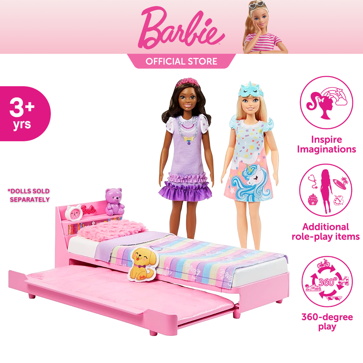 First Barbie Barbie Beds For Barbies Barbie Chelsea Bedtime