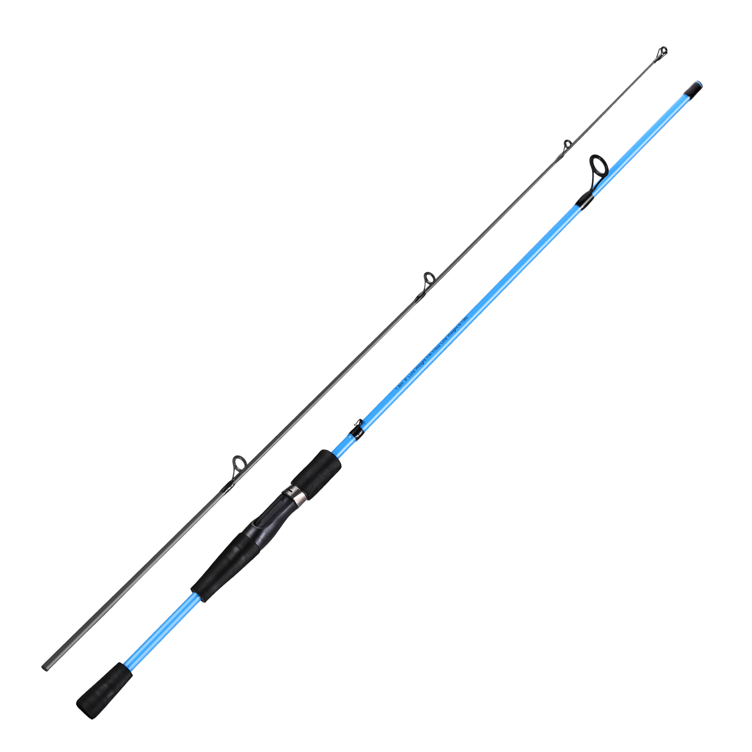 Spinning Fishing Rod Casting Rods Glass Fiber Body EVA Handle Fishing