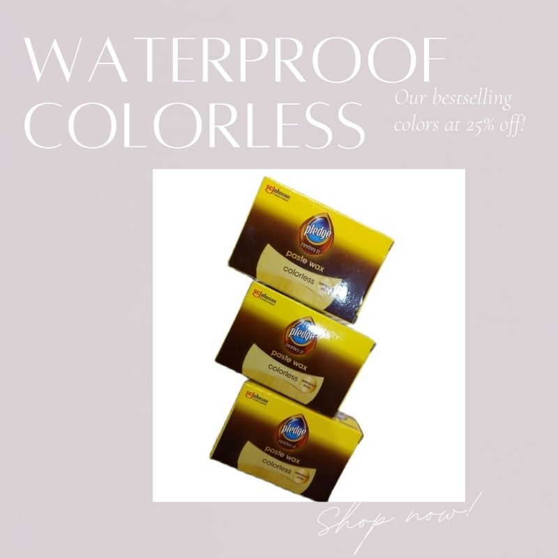 PLEDGE PASTE WAX (COLORLESS) 90 GRAMS SOLD BY 3 PIECES Lazada PH
