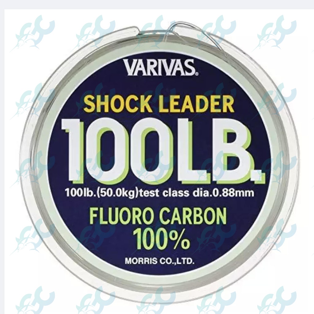Varivas Shock Leader Fluorocarbon 30lb 40lb 50lb 60lb 80lb 100lb