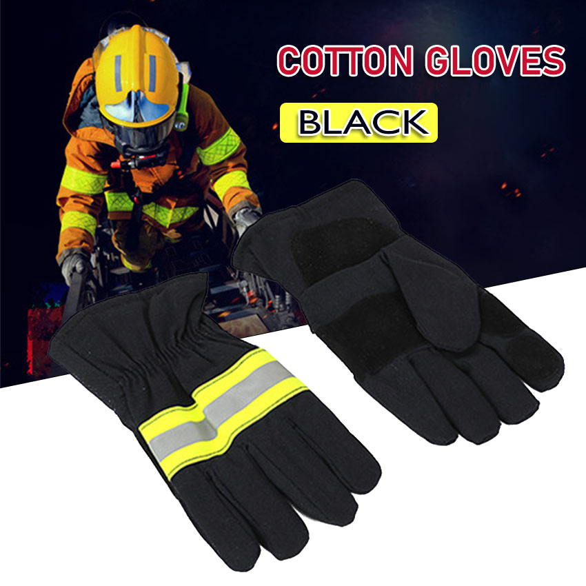 Firefighting Gloves Antifire Cut Waterproof Reflective for Fire Fighting Flame Rescue Fireman