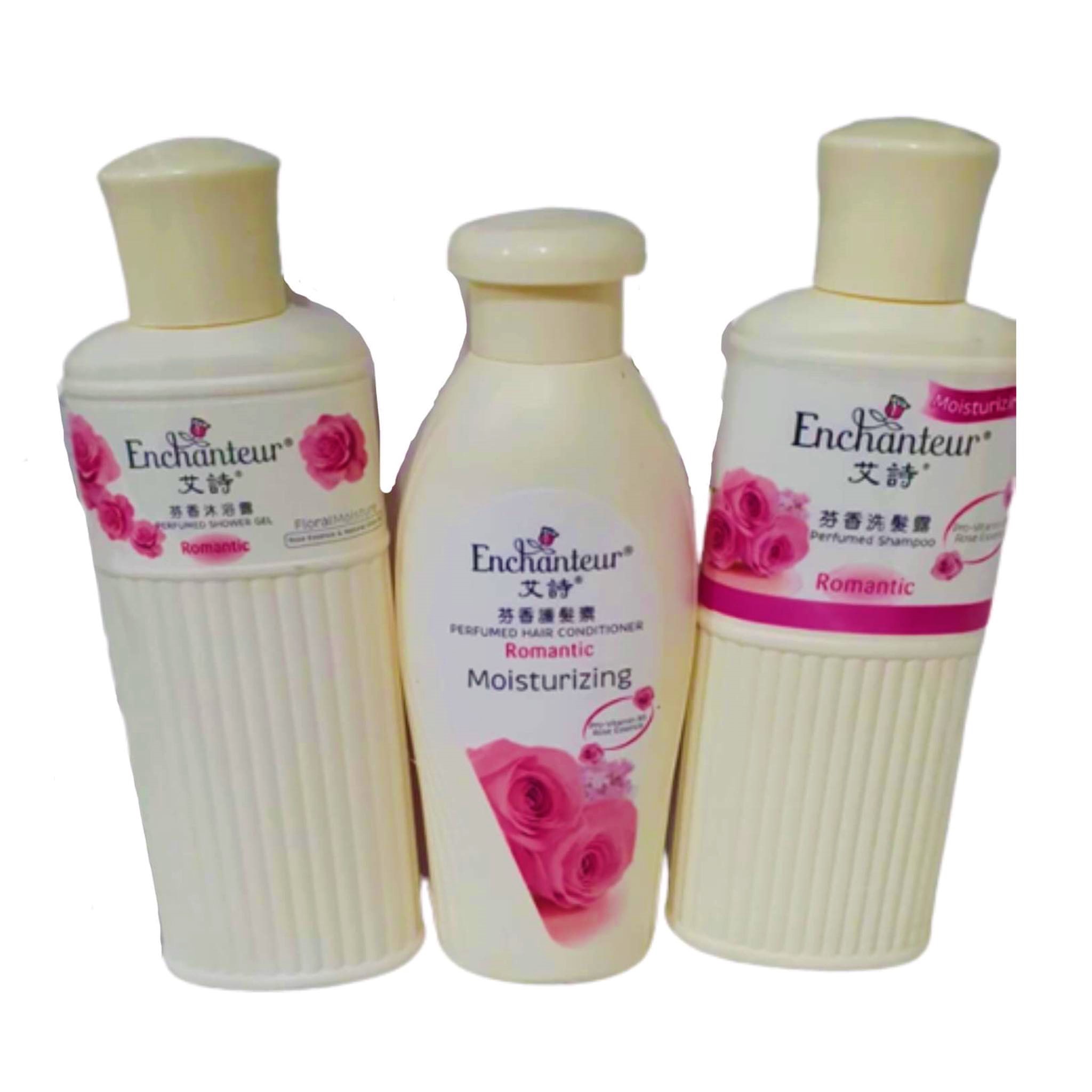 Romantic Enchanteur / Set Of Shampoo, Conditioner And Shower Gel