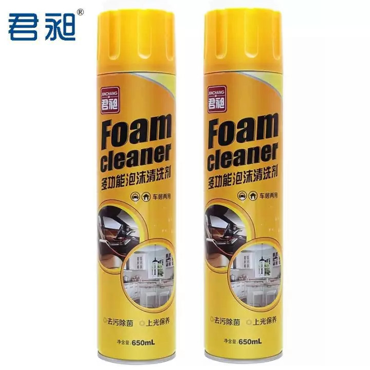 ORAI Multi purpose Foam cleaning Spray Lemon Scent car All Wipe sport