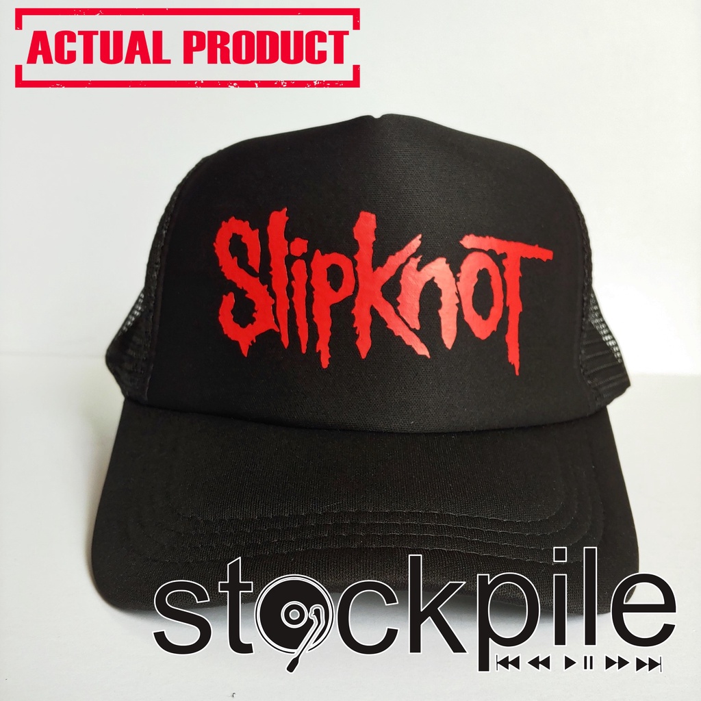 Slipknot Official Black Mesh Snapback Trucker Cap - Adjustable One Size, Band Logo Baseball Hat - View #5
