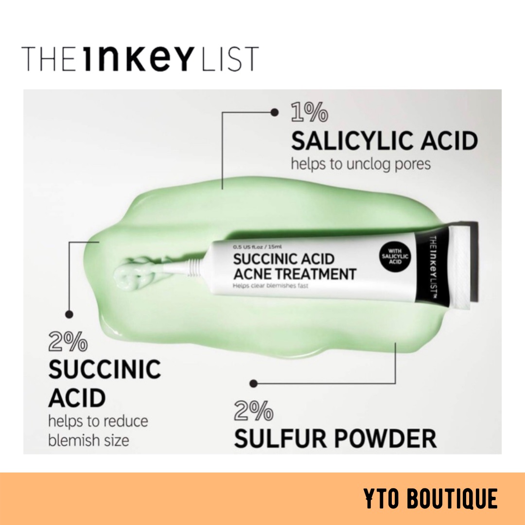 the inkey list succinic acid blemish treatment 15ml