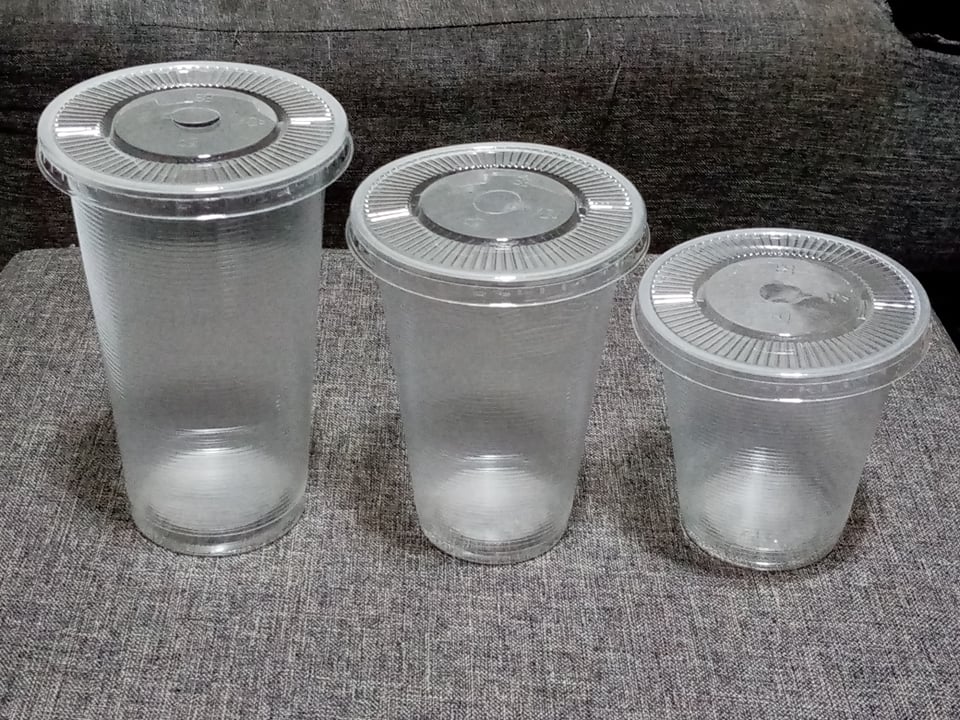 Shake Cups With Lids Frappe Milktea Cups 100pcsset 12oz 16oz 22oz Approximately 100pcs 7461