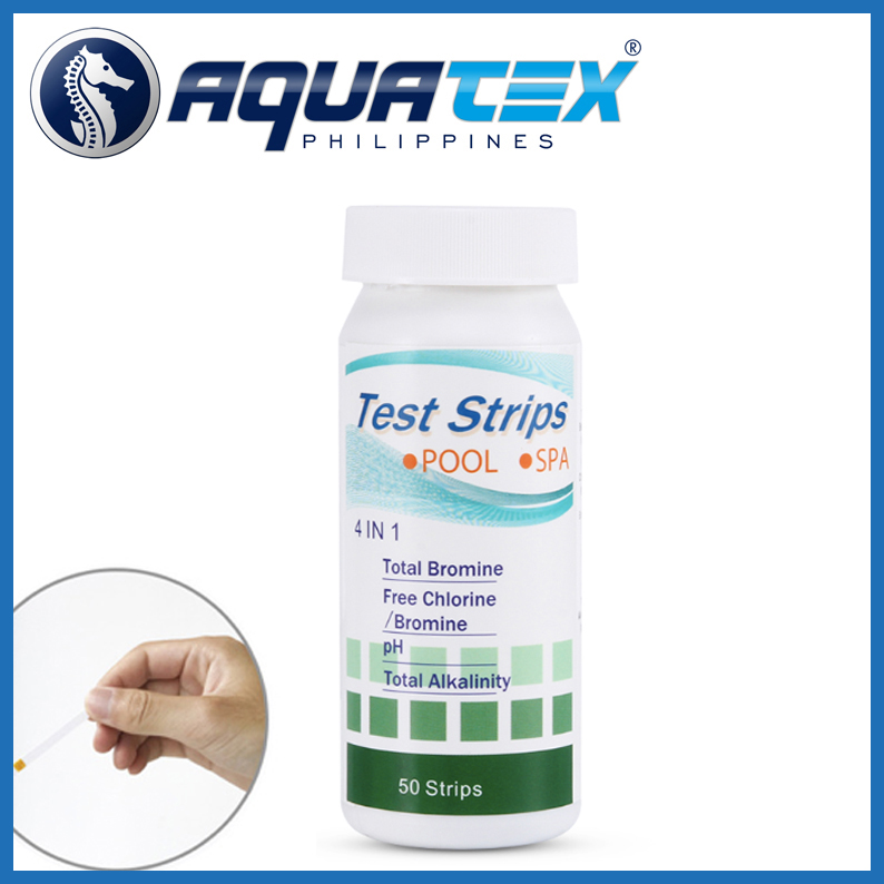 AQUATEX Precision Pool Chlorine Test Strips 6 in 1 Lazada PH