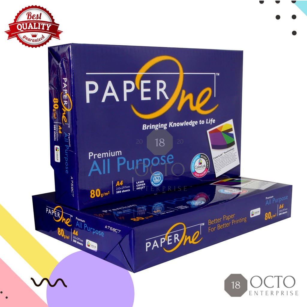 Paperone All Purpose 80gsm Bond Paper 500 Sheets Short A4 Long Lazada Ph 8213