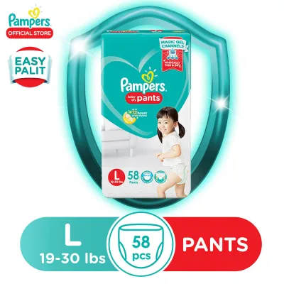 Pampers Baby Dry Diaper Pants Large 58 x 1 pack (58 diapers)