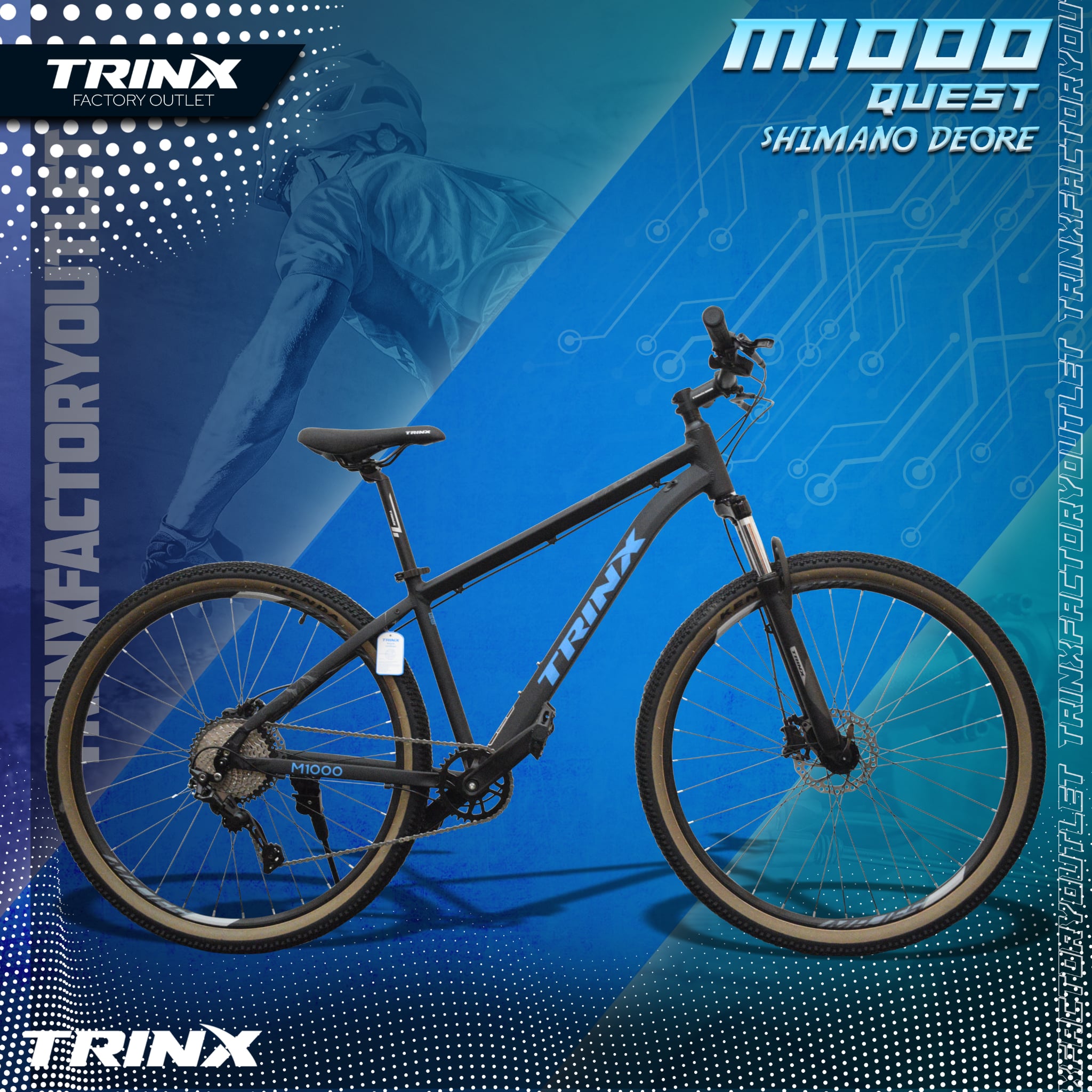 Fork M520 Trinx Trinx M1000 Quest Hydraulic Alloy Mountain Bike