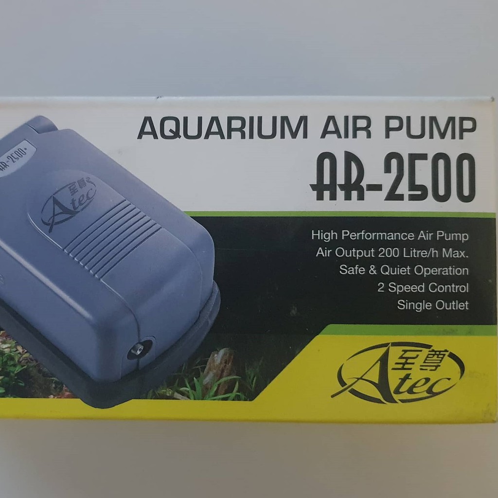 ATEC AR2500 Aquarium Single Air Pump (Aerator) | Lazada PH