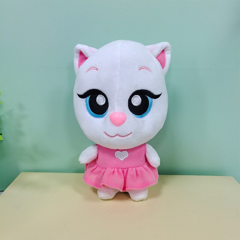 1Pc 10cm Can't Talk Version Talking Tom Plush Keychain Doll Toys