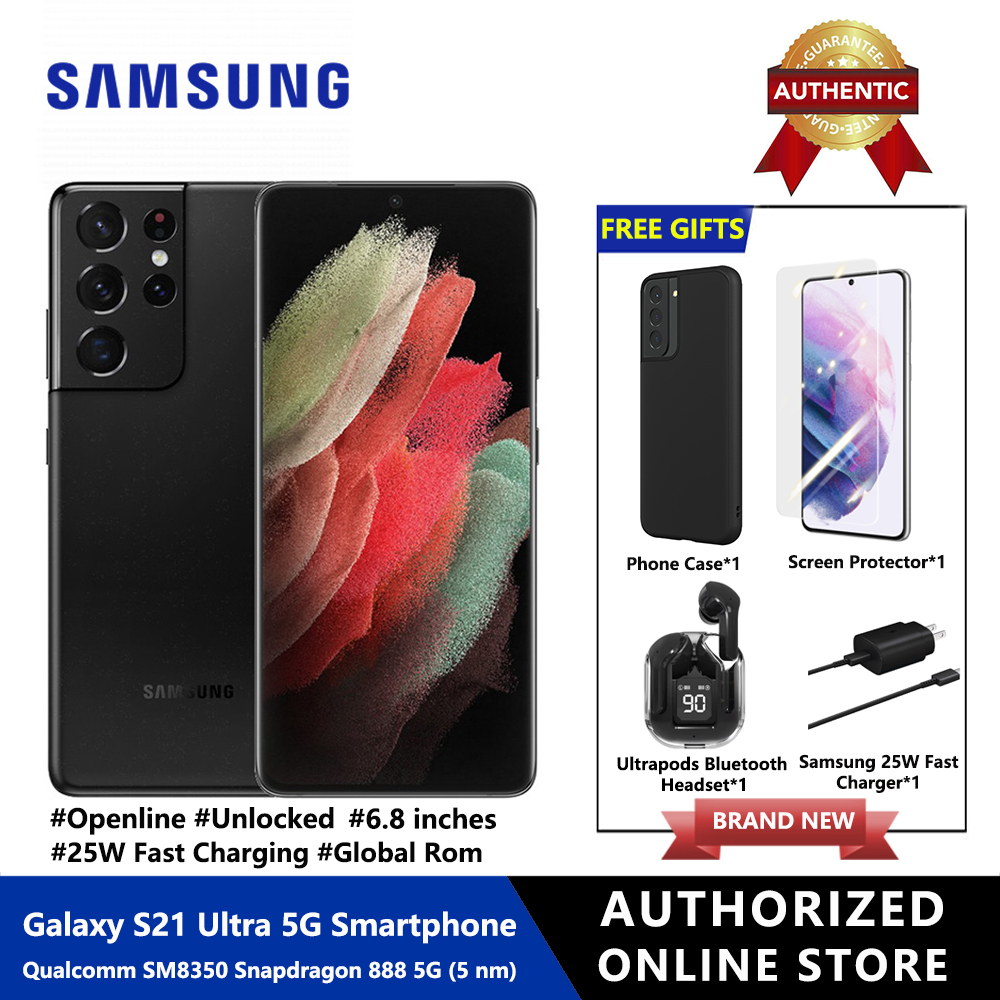 Samsung Galaxy S21 Ultra 5G G9980 12/256GB DS Snapdragon 888 6.8 IP68 By  FedEx