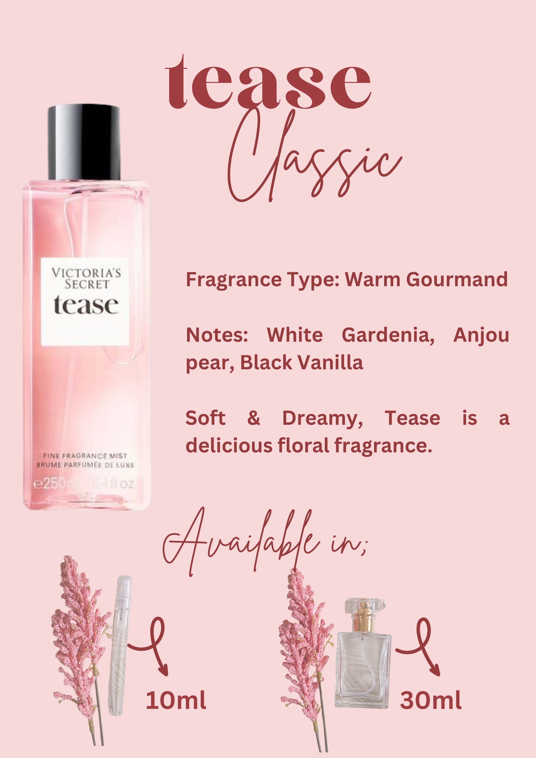 Fragrance Mist Victoria Secret Tease Perfume Ingredients Fragrance