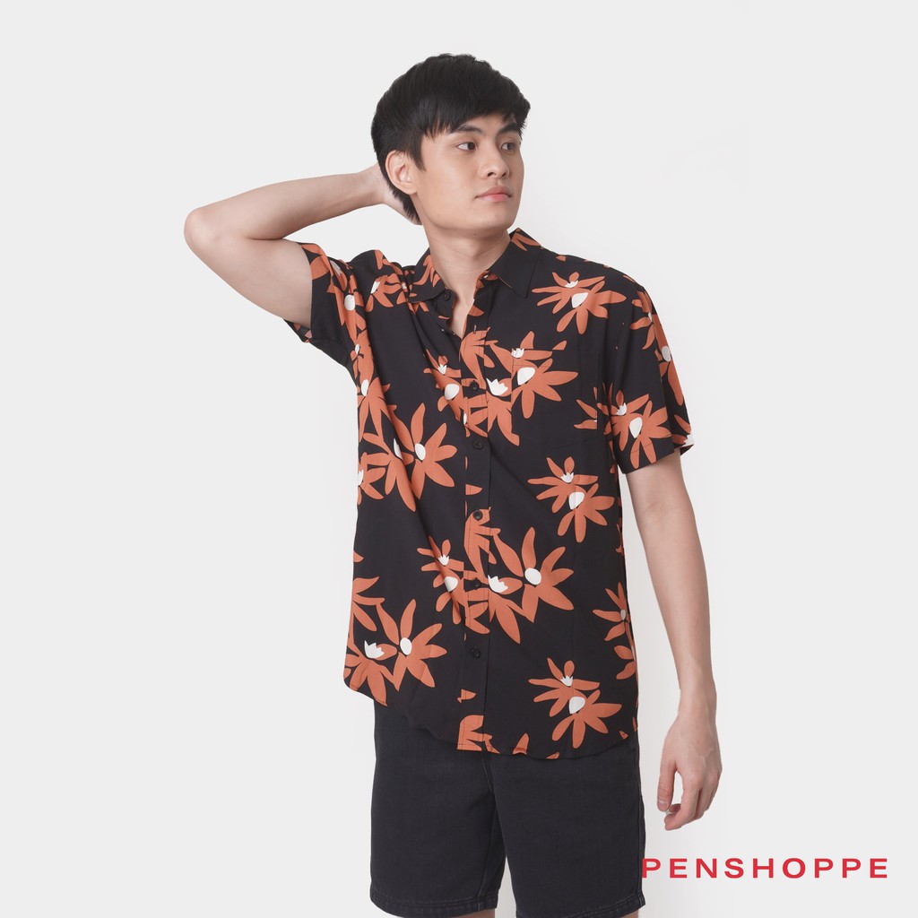 Shop Penshoppe Floral Shirt online 