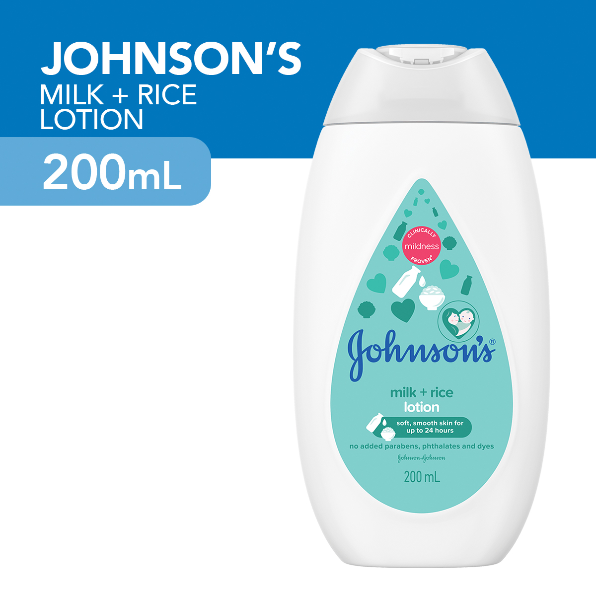Milk Rice Loction JOHNSONS® milk + rice lotion 200mL | Lazada PH
