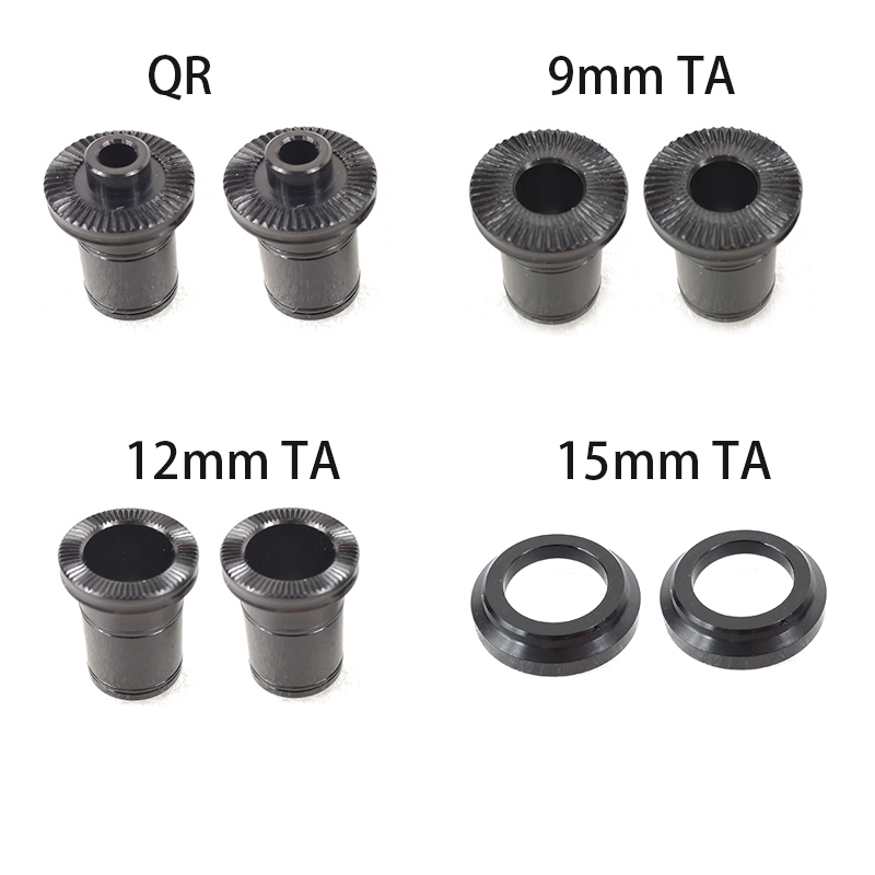 Novatec D791SB Front Hub Conversion Kits QR 5mm Side Caps 9mm 12mm 15mm