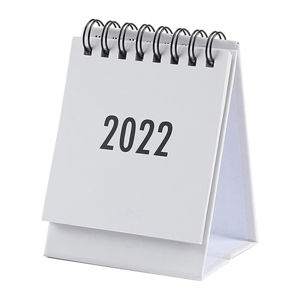 Desk Calendar From 2021 to 2022 Mini Desktop Calendar Standing Flip Monthly Calendar Suitable for School Home Office