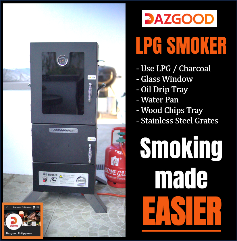LPG Smoker Propane Grill Oven (Wood Chips / Chunks) Lazada PH