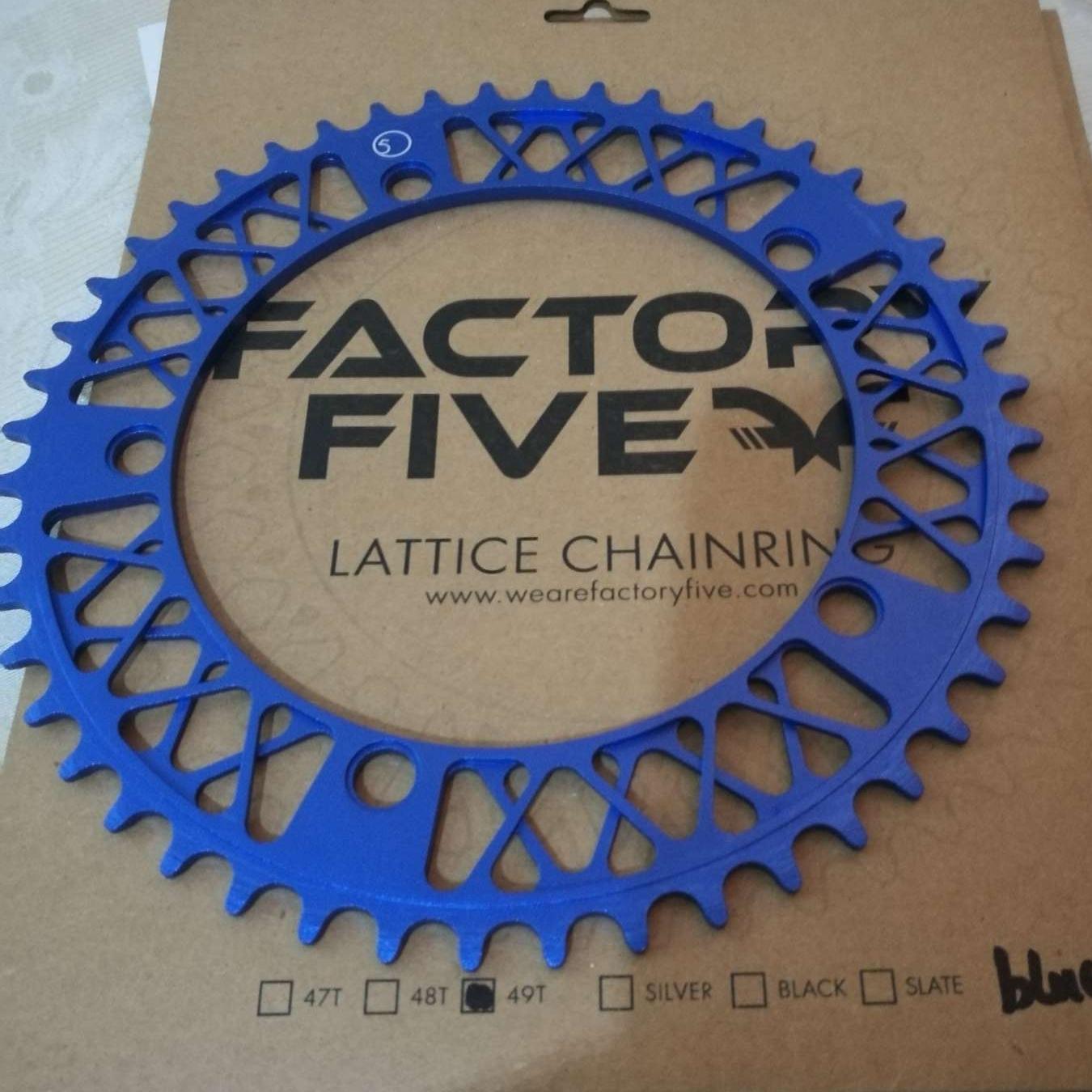 FACTORY FIVE Lattice Chainring 49T