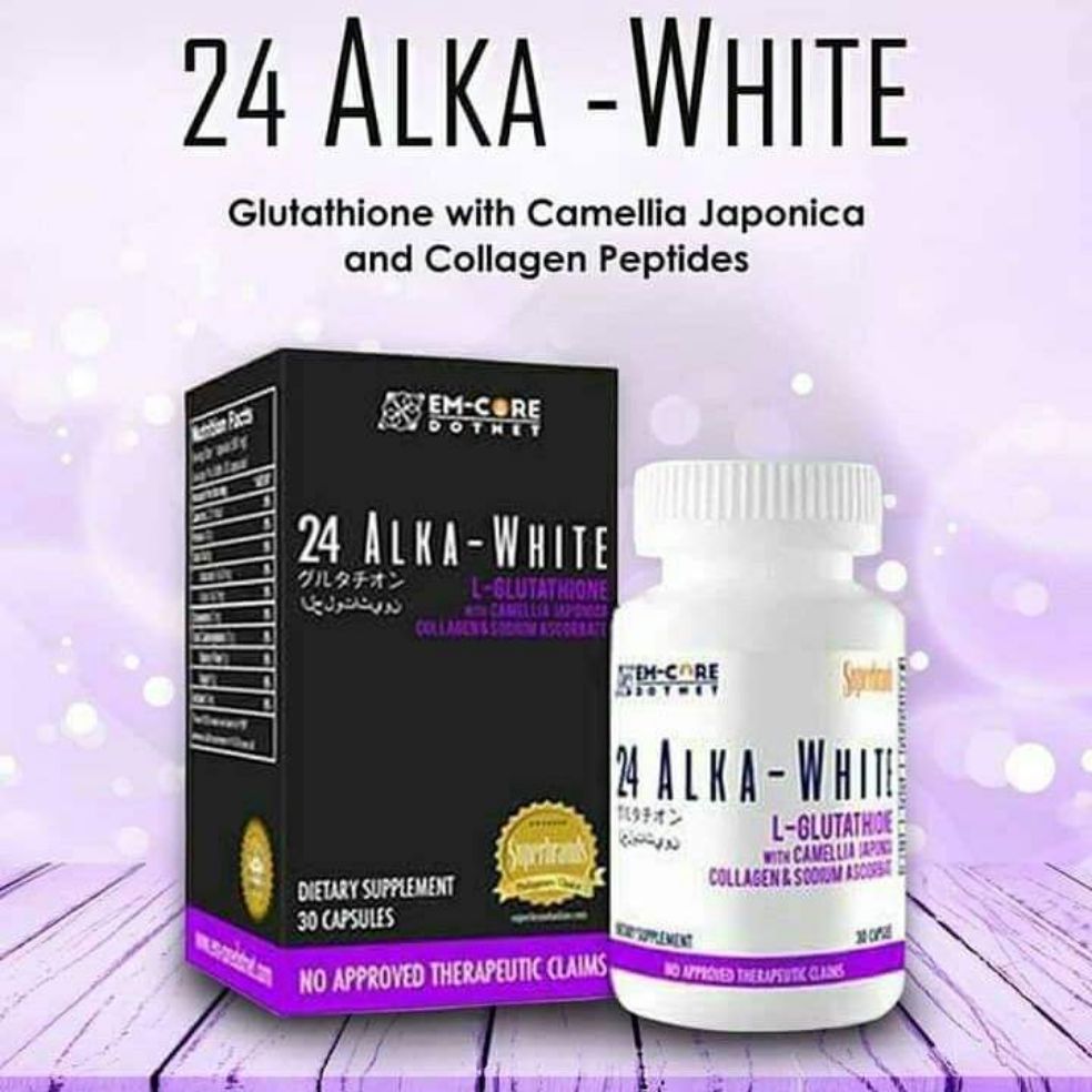 alka white glutathione 24 ALKA-WHITE 30CAPSULES FDA APPROVED ghk-cu scalp serum Light-Activated Type:Pen Fair and White