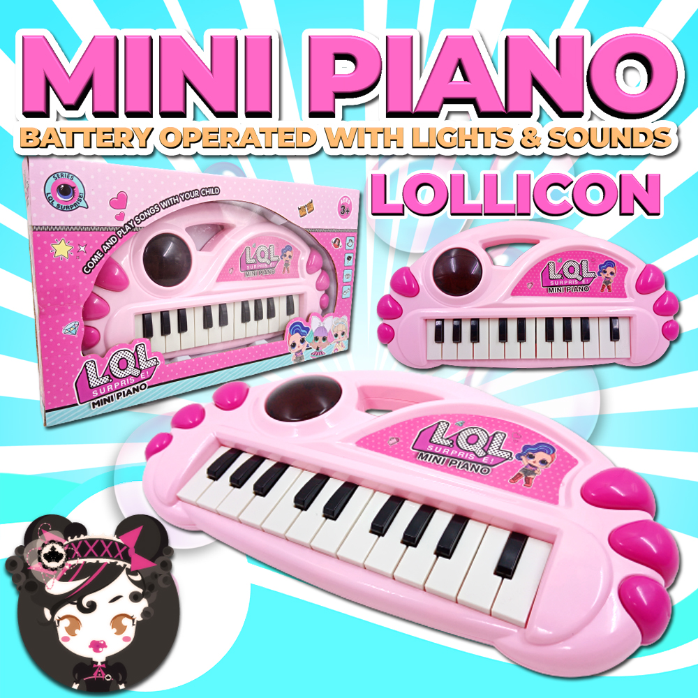 Childrens Electronic 3D Mini Piano Organ Keyboard Musical Toy Light & Sound 