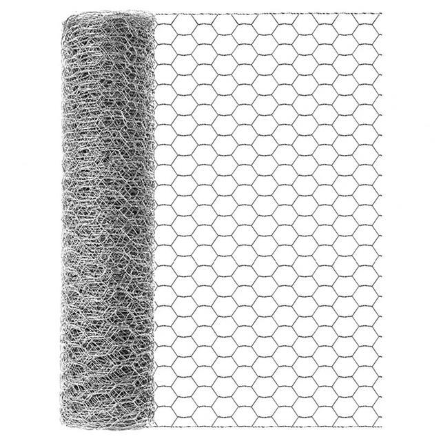 【CW】 1 Roll Net Hexagonal Fence Wire Mesh Garden Netting Greenhouse