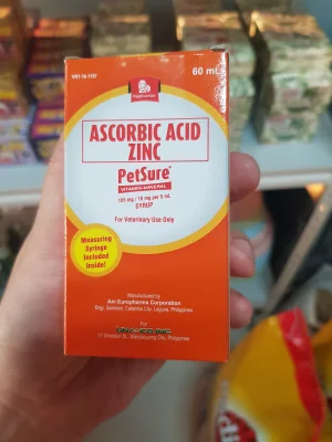 PetSure Vitamins and minerals (Ascorbic acid) pet sure for pets 120ml